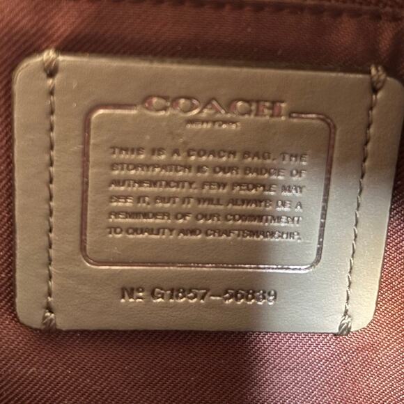 Coach Brooklyn Carryall 28 in Gray - Picture 6 of 12